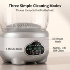 1.6L Foldable Mini Washing Machine – Portable Travel Washer