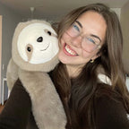 Sunnie the Sloth Weighted Plush Animal – Soft Stuffed Sloth Toy for Home and Everyday Use