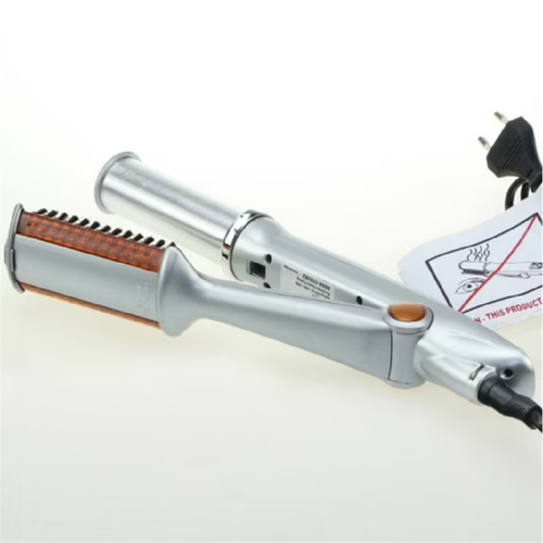 2-in-1 Automatic Rotating Hair Curler and Straightener – Ceramic Ionic Hair Styling Tool