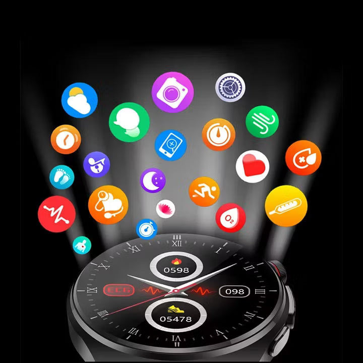 Premium HD Display Sports Smartwatch with Multiple Smart Features