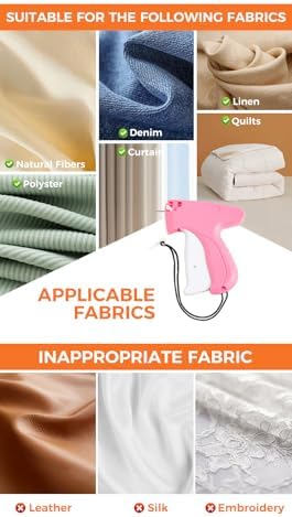 Portable Stitch Gun for Clothes – Handheld Quick Clothing Fixer Set with 2000 Fasteners
