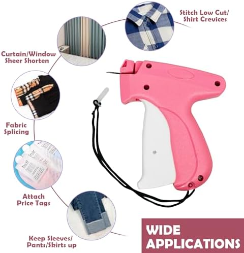 Portable Stitch Gun for Clothes – Handheld Quick Clothing Fixer Set with 2000 Fasteners