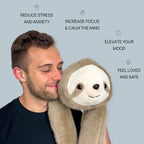 Sunnie the Sloth Weighted Plush Animal – Soft Stuffed Sloth Toy for Home and Everyday Use