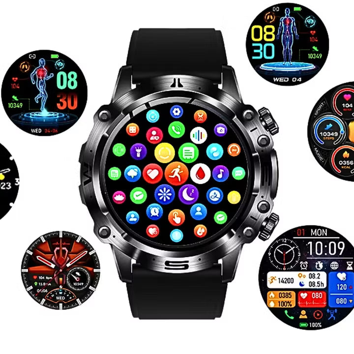 Premium HD Display Sports Smartwatch with Multiple Smart Features
