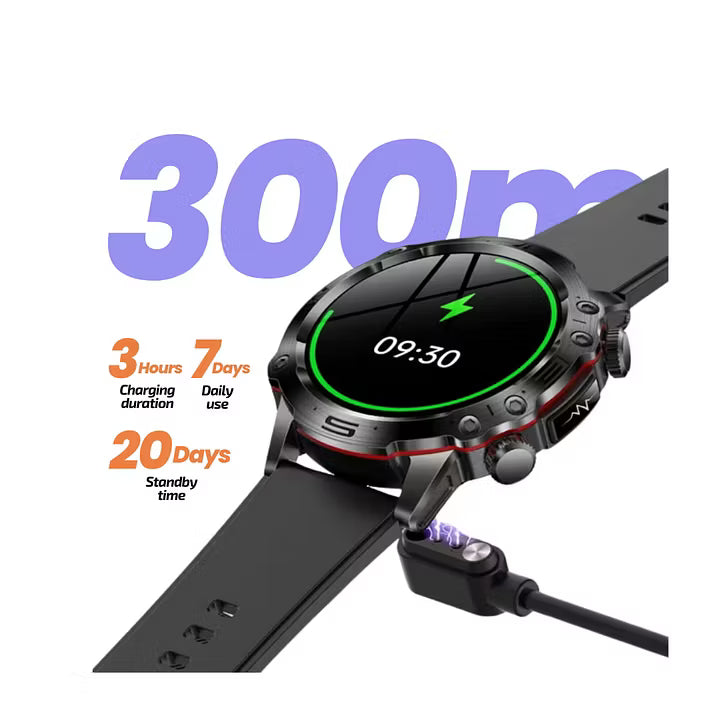 Premium HD Display Sports Smartwatch with Multiple Smart Features