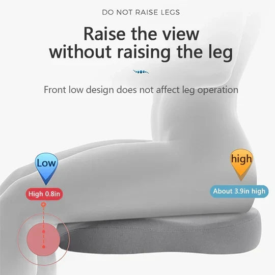 Portable Car Seat Booster Cushion – Comfortable Seat Riser for Vehicle Use