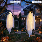 5FT Hanging Ghost Decoration – Halloween Outdoor Display with Swinging Design