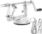 AFOURT Stainless Steel Apple and Potato Peeler, Slicer and Corer with Suction Base