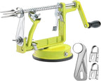 AFOURT Stainless Steel Apple and Potato Peeler, Slicer and Corer with Suction Base