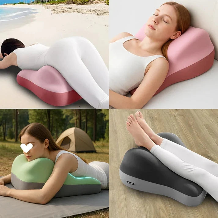 Inclined Wedge Support Pillow – Ergonomic Foam Cushion for Bed and Sofa Use
