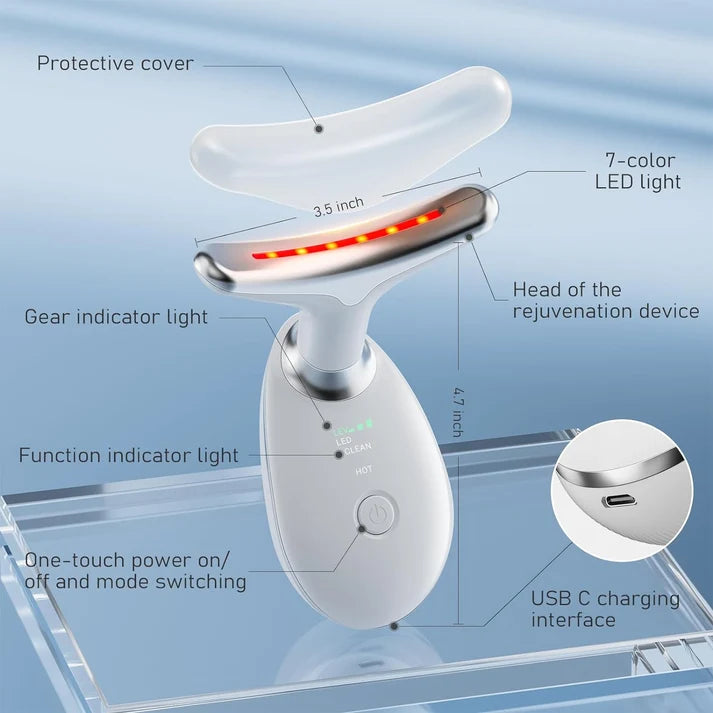 Electric Neck and Face Massager – Portable Personal Care and Massage Device