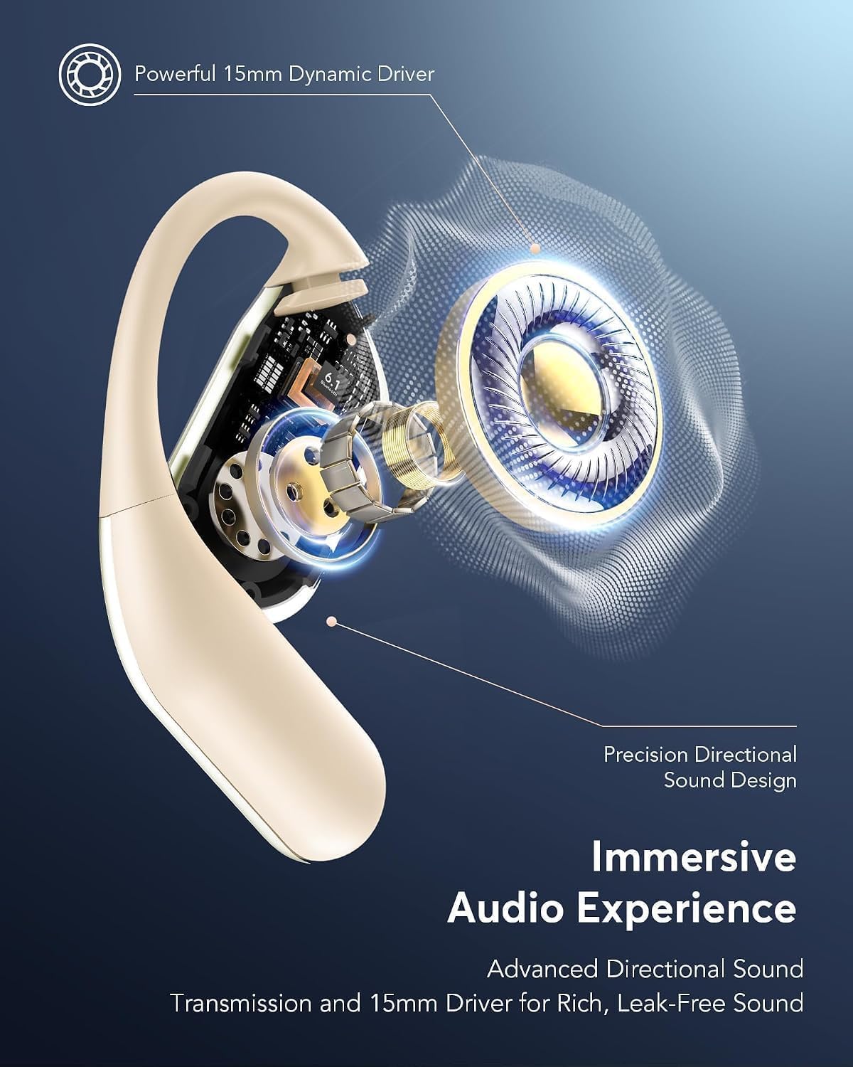 AI Translation Earbuds with Real-Time Translation and 60-Hour Battery Life