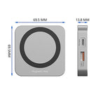 8-in-1 Magnetic M.2 NVMe SSD Enclosure – USB-C 3.2 Gen 2 10Gbps with 100W PD Charging for iPhone 15 Pro and MacBook
