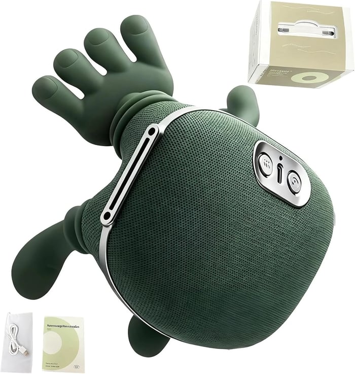 Heated Neck and Shoulder Massager – Electric Relaxation Device with Finger-Like Massage Nodes