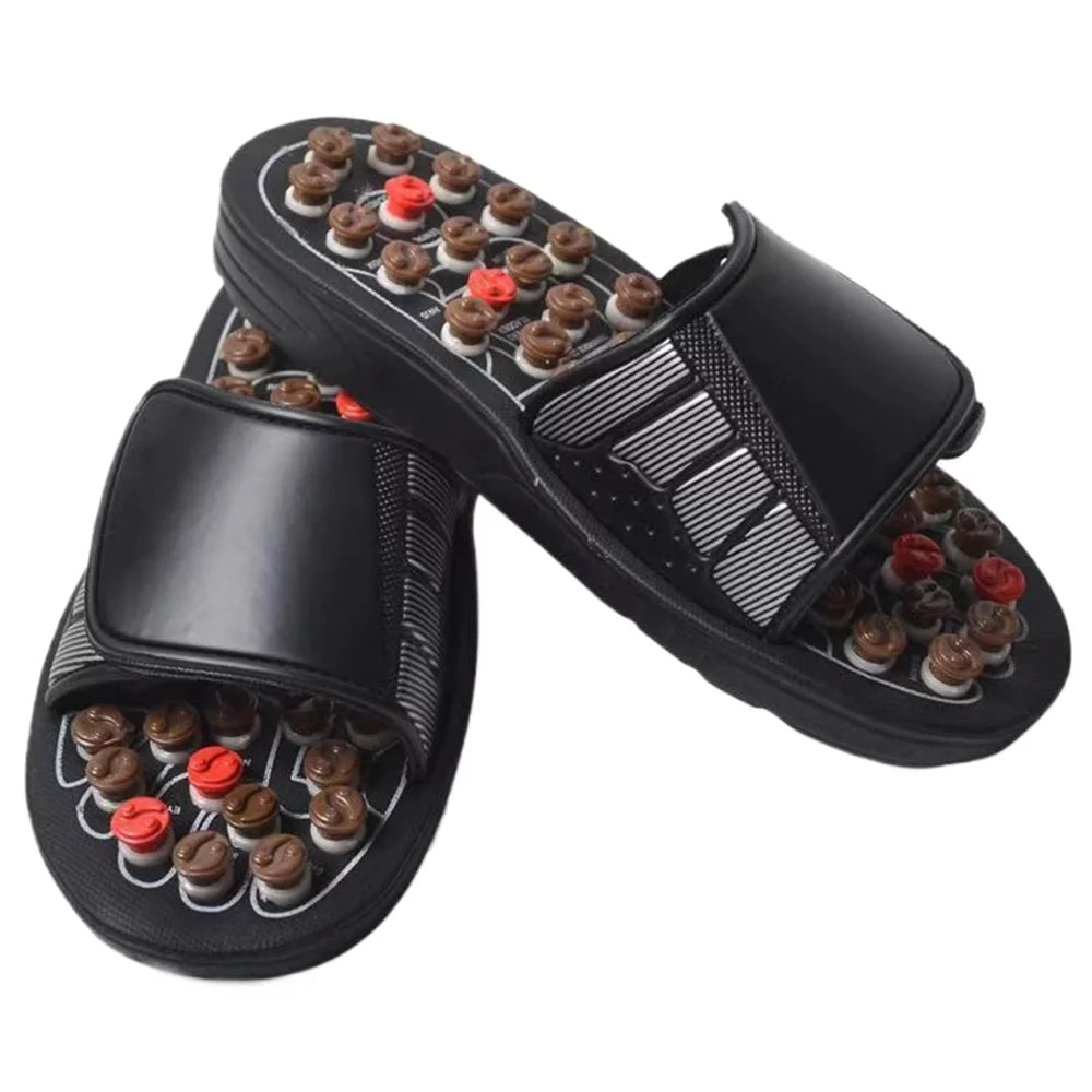 Adjustable Sandals with Textured Insoles and Spring Buttons, Size 40–41