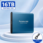 Portable External SSD with USB 3.0 Type-C Connectivity, High-Speed Data Storage Drive for Laptop, PC, and Mac