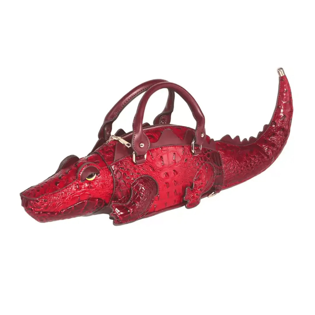 Alligator Bag – Crocodile Shaped Handmade PU Leather Handbag