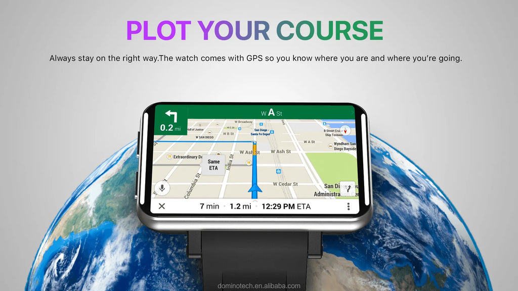 DM100 Smartwatch 2.86" Touchscreen with SIM, GPS, Camera & WiFi