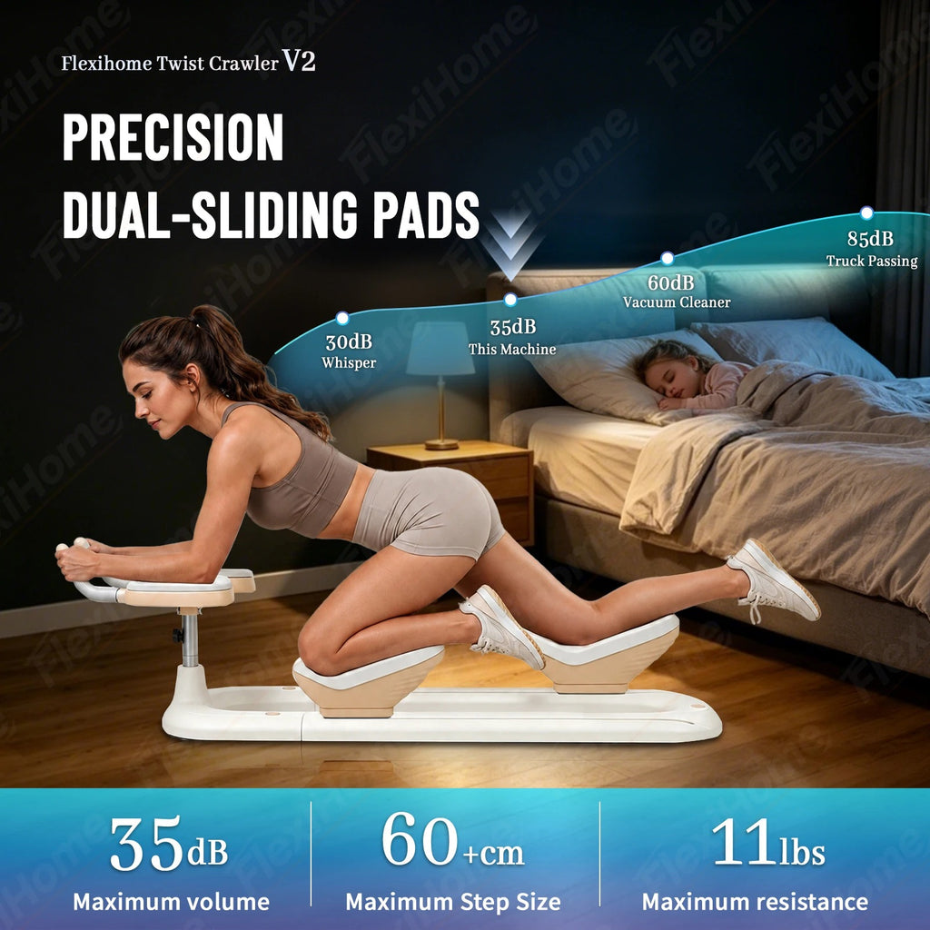 Flexihome Twist Crawler V2 Spine Twist Stretcher – Back Pain Relief & Posture Device