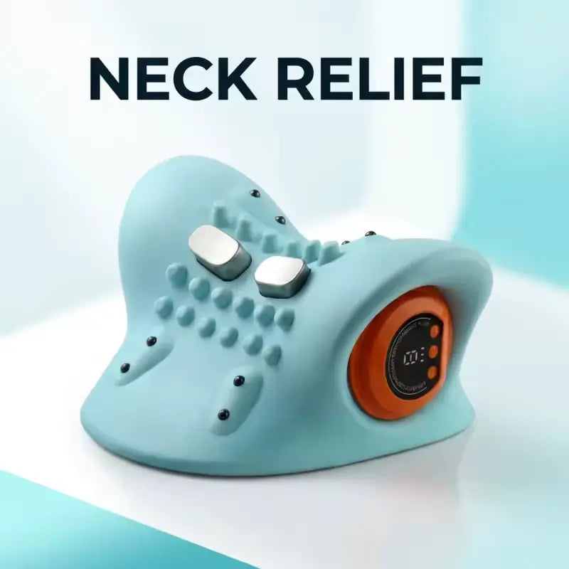 Upgraded Electric Neck and Shoulder Massager Pillow with Finger Pressure Massage Function for Home Use