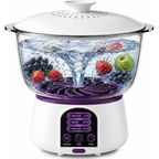 Electric Fruit and Vegetable Washer – 3.8L Purple Produce Cleaning Machine