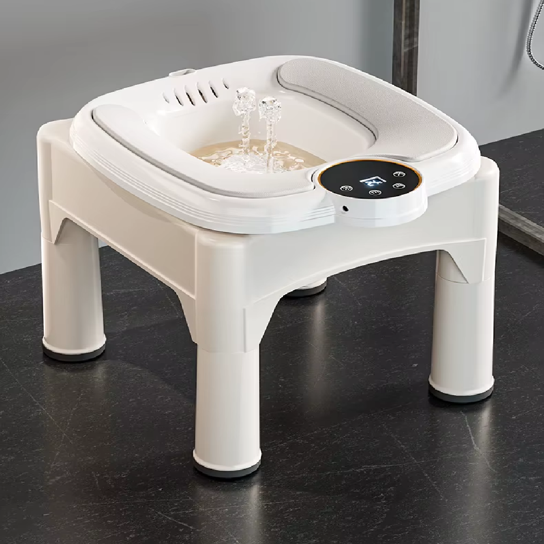 Electric Sitz Bath Basin with Stool – Temperature-Controlled Personal Bathing Seat