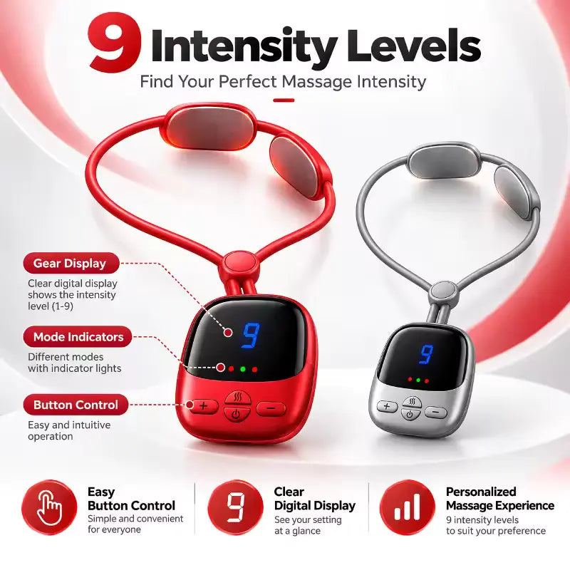 Cervical Smart Neck & Shoulder Massager with Hot Compress