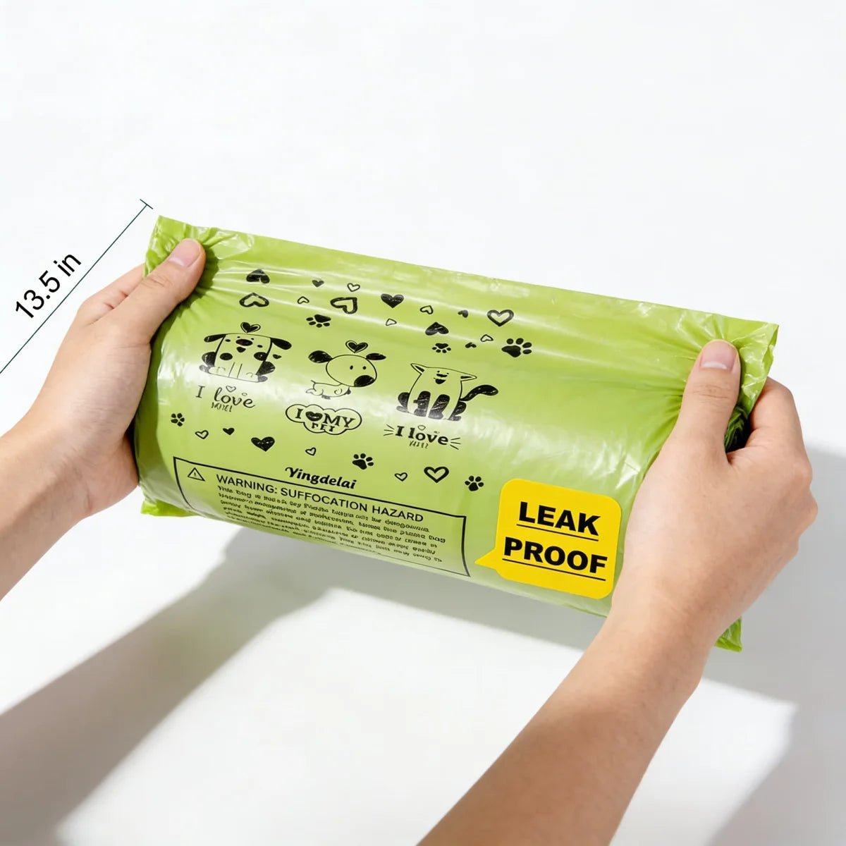 Dog Waste Bags 540 Count with Dispenser – Extra Large, Unscented and Durable