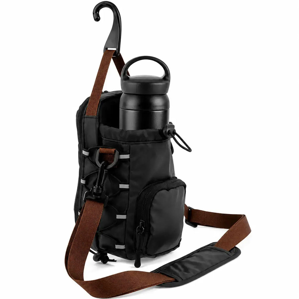 Magnetic Gym Sling Bag with Bottle Holder