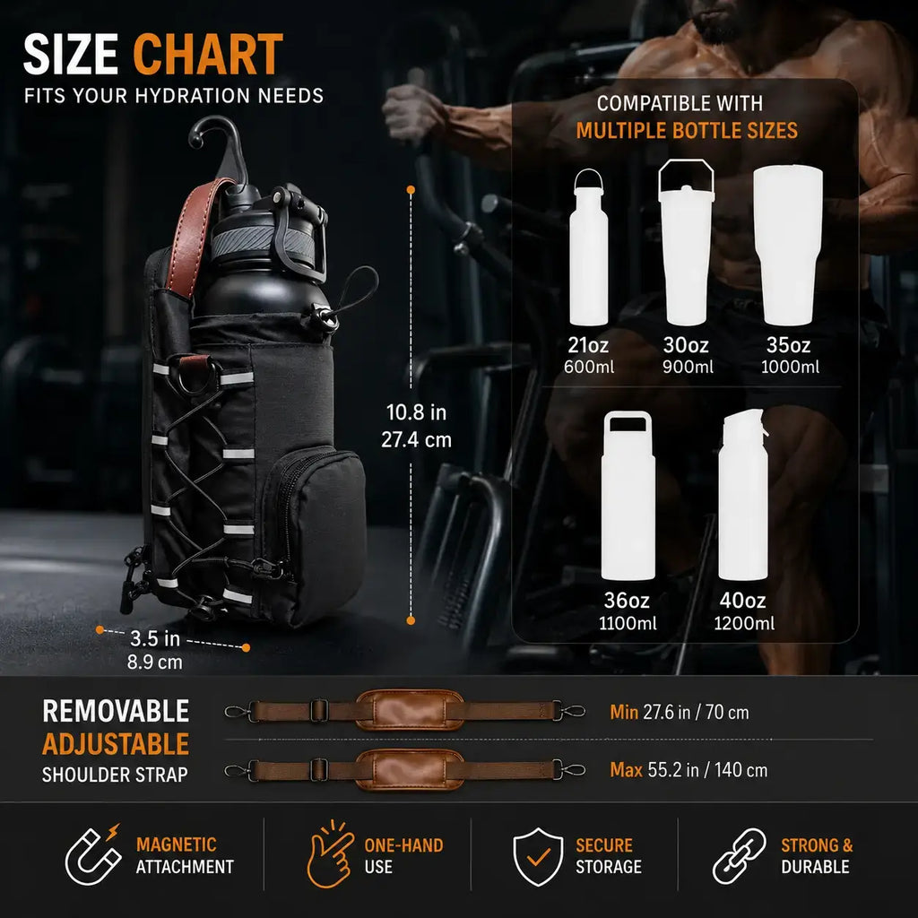 Magnetic Gym Bag for Smart Workout