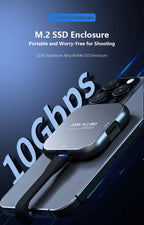 Magnetic M.2 NVMe SSD Expansion Dock – USB 3.2 Type-C 10Gbps with PD Fast Charging for iPhone, iPad, PS5 and Laptop