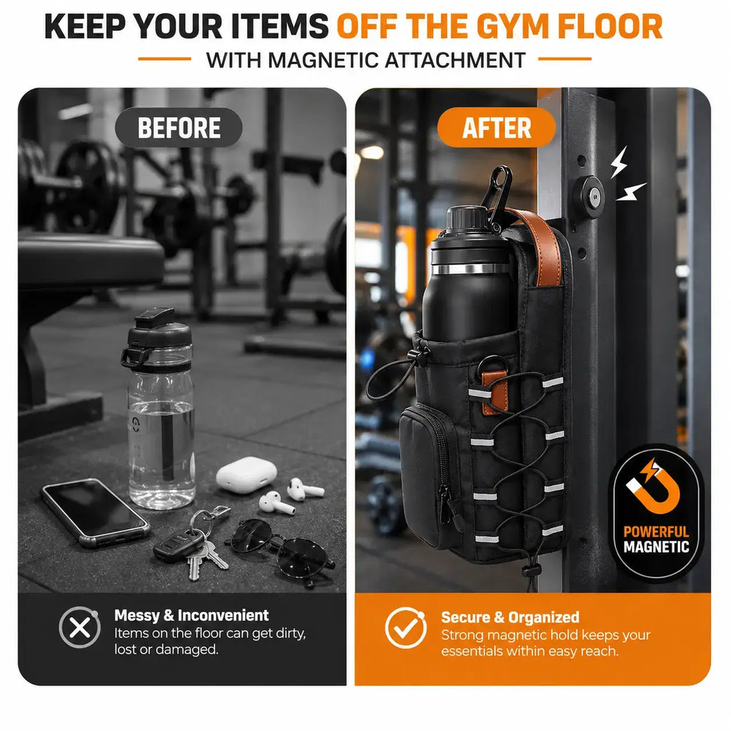 Magnetic Gym Bag for Smart Workout