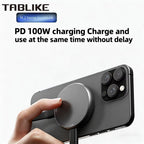 Magnetic Type-C M.2 SSD Enclosure for Phones and Tablets – 100W PD Fast Charging
