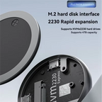 Magnetic Type-C M.2 SSD Enclosure for Phones and Tablets – 100W PD Fast Charging
