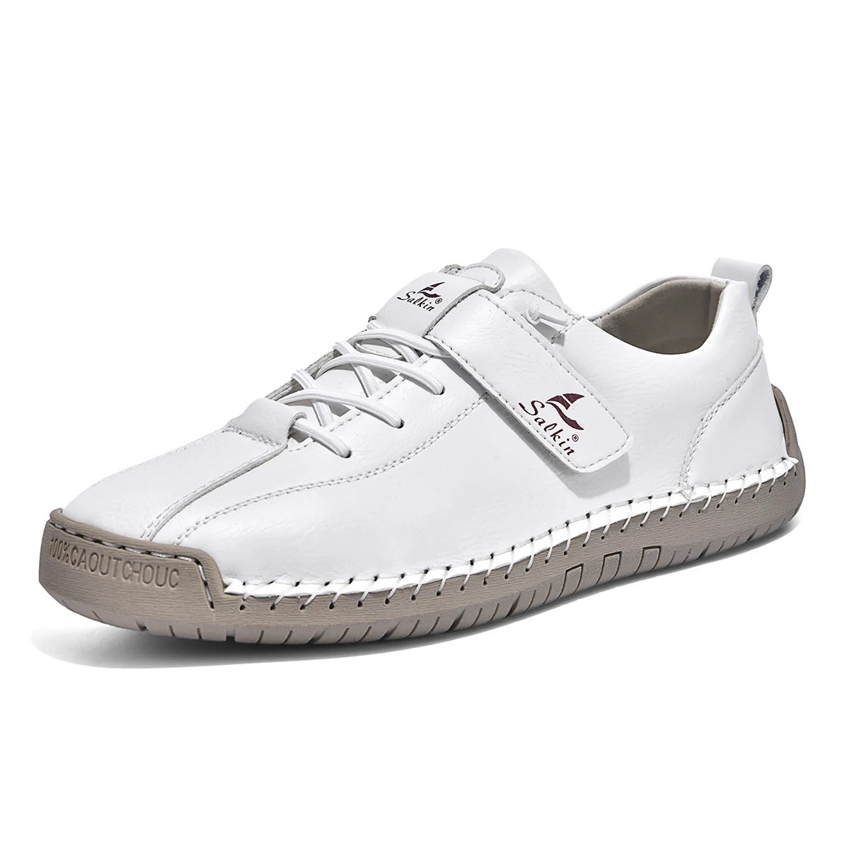Men's Lightweight Casual Leather Shoes – Breathable Slip-On Walking and Driving Shoes