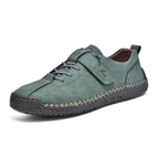 Men's Lightweight Casual Leather Shoes – Breathable Slip-On Walking and Driving Shoes