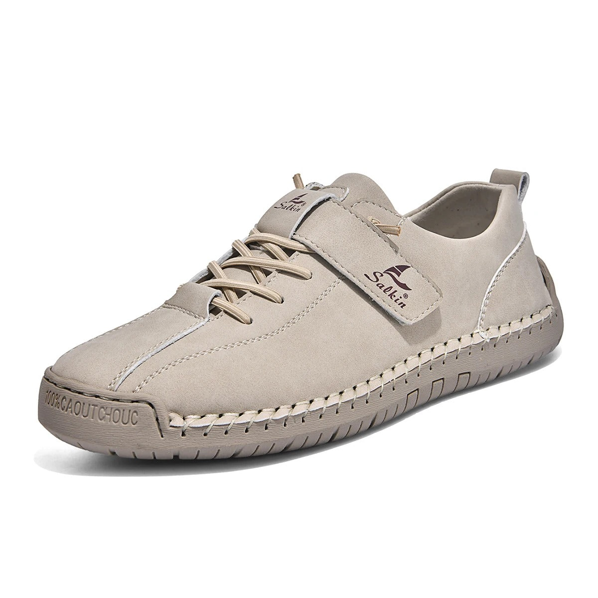 Men's Lightweight Casual Leather Shoes – Breathable Slip-On Walking and Driving Shoes