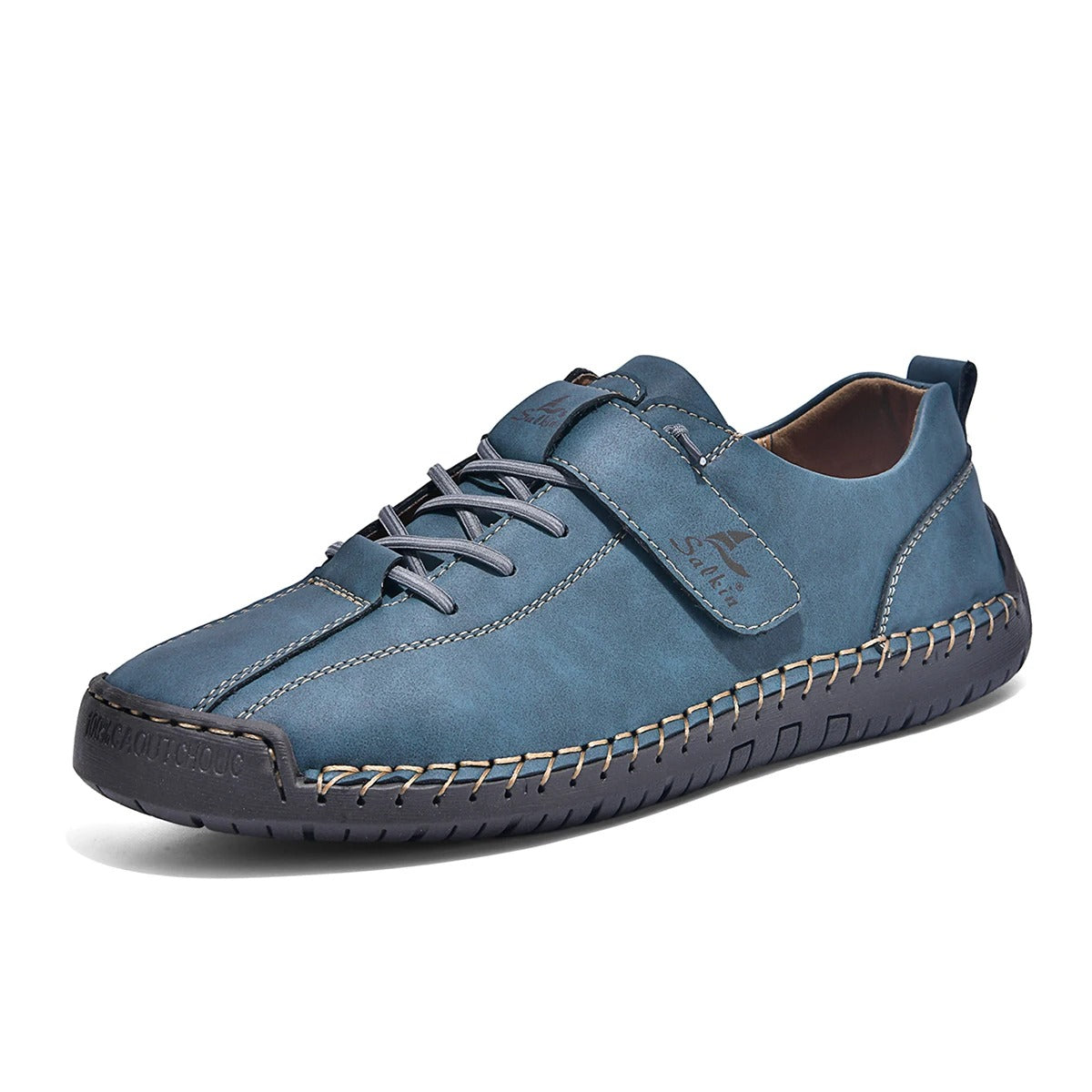 Men's Lightweight Casual Leather Shoes – Breathable Slip-On Walking and Driving Shoes