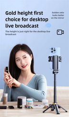 Mini Selfie Stick with Bluetooth Remote – Portable Phone Holder for Photos, Videos and Live Streaming