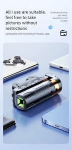 Mini Selfie Stick with Bluetooth Remote – Portable Phone Holder for Photos, Videos and Live Streaming