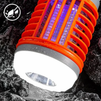 Mozz Guard Solar Mosquito Zapper – Waterproof Outdoor Insect Trap, Blue, 1 Piece