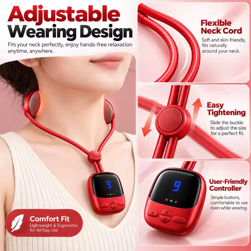 Cervical Smart Neck & Shoulder Massager with Hot Compress