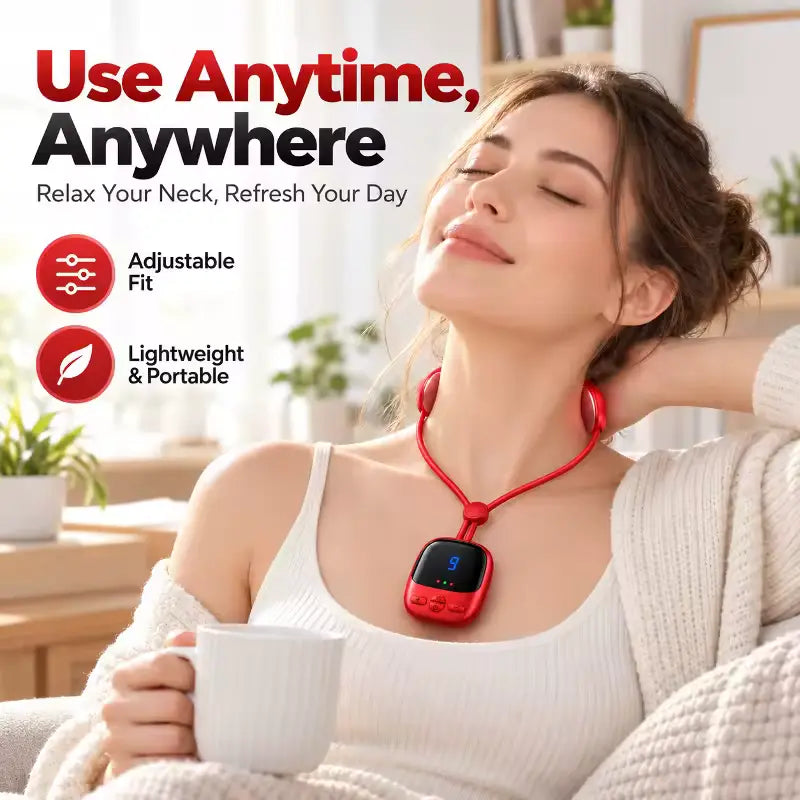 Cervical Smart Neck & Shoulder Massager with Hot Compress