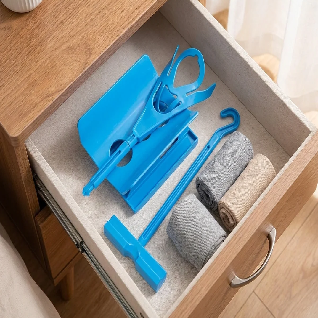 Compression Sock Aid with Hook Handle – Easy Wear Sock Helper for Everyday Use