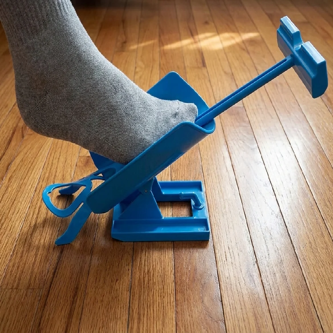 Compression Sock Aid with Hook Handle – Easy Wear Sock Helper for Everyday Use