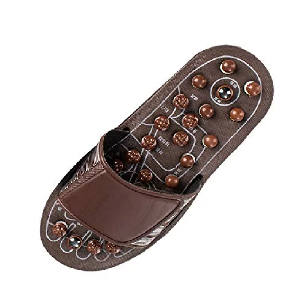 Acupressure Foot Massage Slippers for Men and Women – Reflexology Sandals, XL