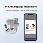 VerbaBuds AI Translation Earbuds with Real-Time Language Translation