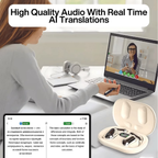 VerbaBuds AI Translation Earbuds with Real-Time Language Translation