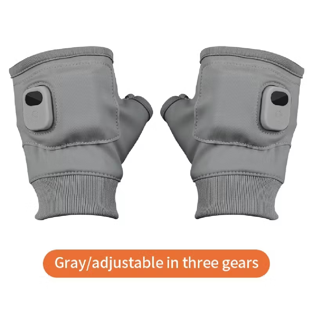 USB-Powered Adjustable Heated Gloves with Digital Display