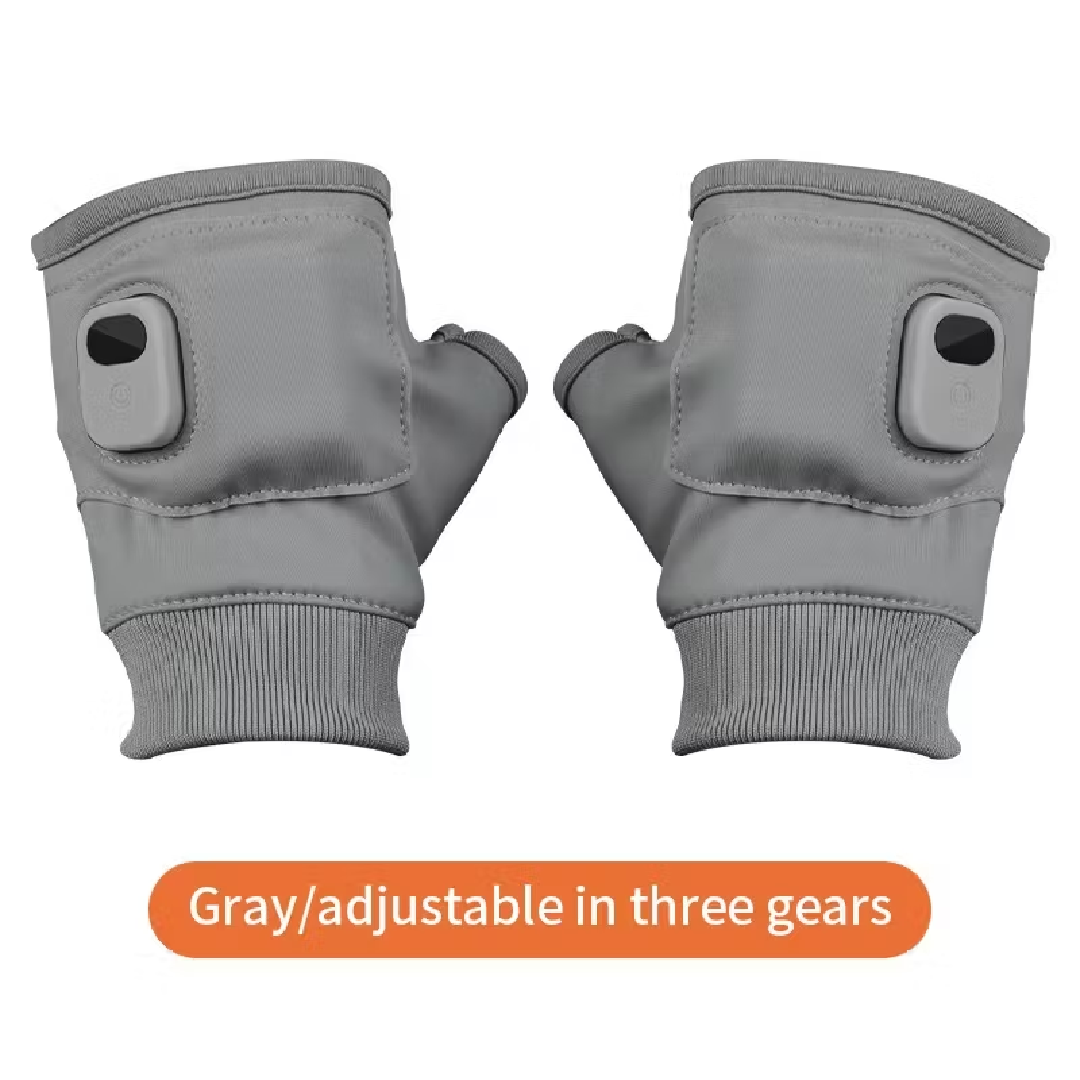 USB-Powered Adjustable Heated Gloves with Digital Display